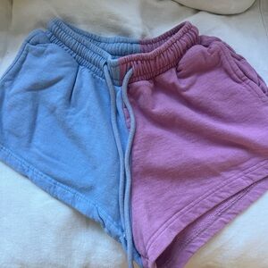 Cotton candy shorts